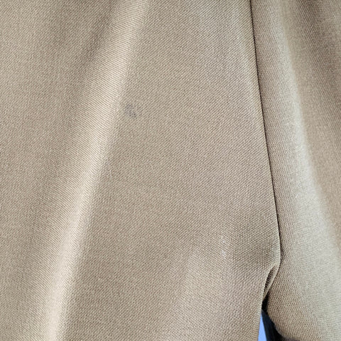 DRIES VAN NOTEN Size 32 Green Olive Polyester Wool Flat Front Dress Pants
