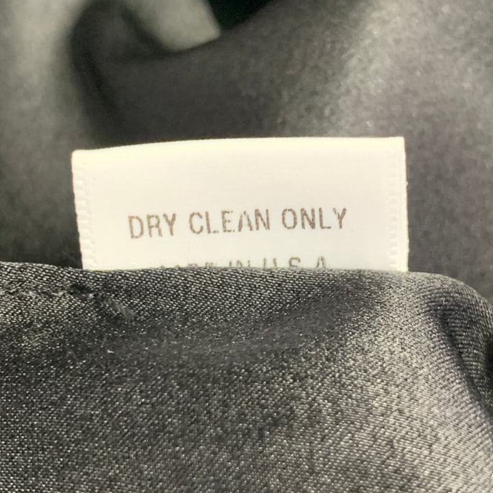 PRABAL GURUNG Size S Black Silk Cut Out Sleeveless Cocktail Dress