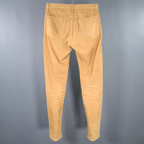 RAG & BONE Size 30 Tan Corduroy Cotton Blend Five Pockets Casual Pants