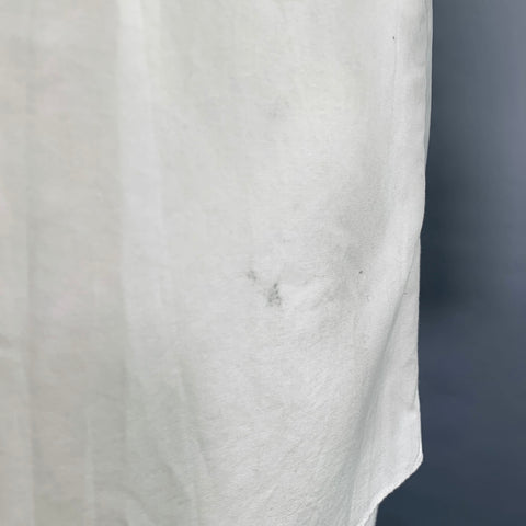 COMME des GARCONS Size XL White Cotton One Pocket Long Sleeve Shirt
