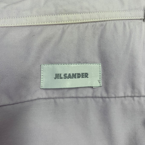 JIL SANDER Size M Purple Lilac Cotton Long Sleeve Shirt