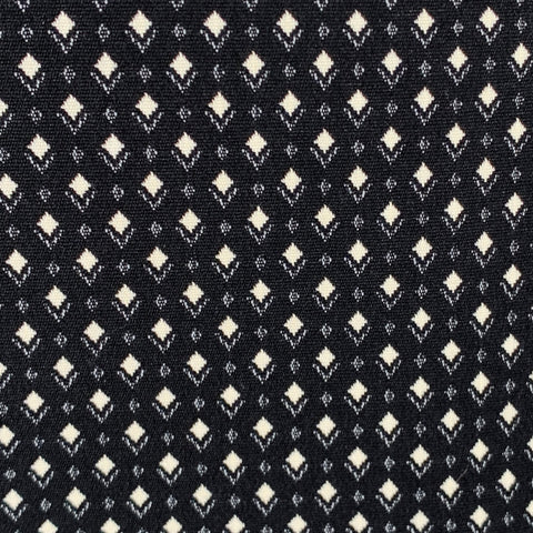 AKRIS Size 12 Black White Cotton Blend Geometric Dress Pants