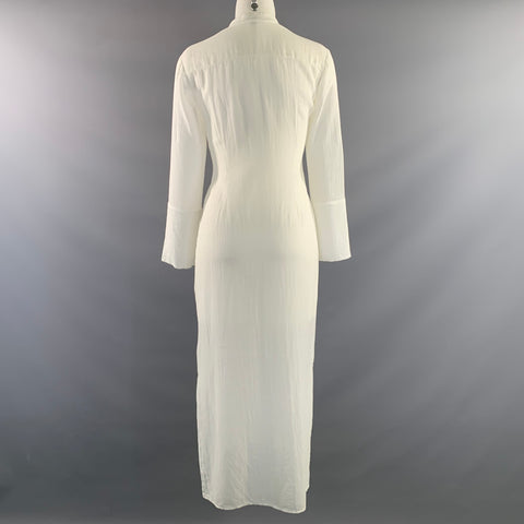 JAMES PERSE Size 0 White Cotton Tunic Dress Top