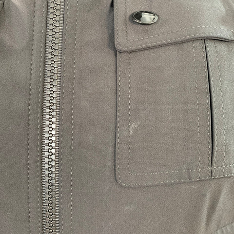 BURBERRY PRORSUM Size L Black Polyamide Blend Patch Pockets Zip Up Jacket