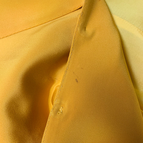 GIANFRANCO FERRE Size 40 Yellow Silk Single Breasted Sport Coat