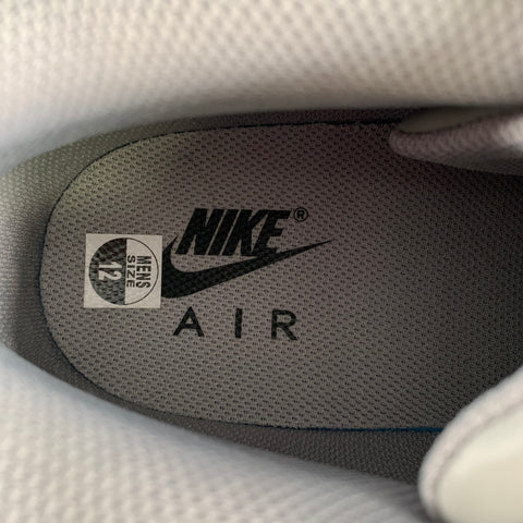 NIKE Size 12 Alpha Force 88 Grey Suede Rubber Sole Sneakers