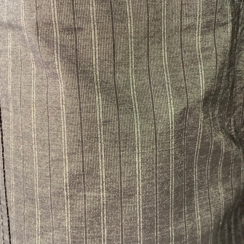 PHILOSOPHY di ALBERTA FERRETTI Size 6 Grey Black Stripe Cotton Blend Low Rise Tapered Casual Pants