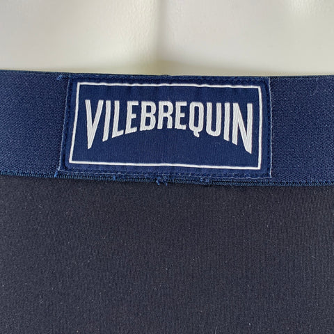Slip de bain VILEBREQUIN Taille L Noir Bleu marine Polyamide Élasthanne
