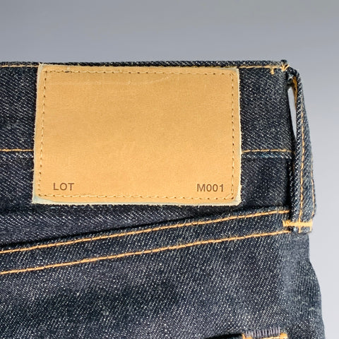 SIMON MILLER Size 32 Indio Indigo Contrast Stitch Selvedge Denim Slim Jeans