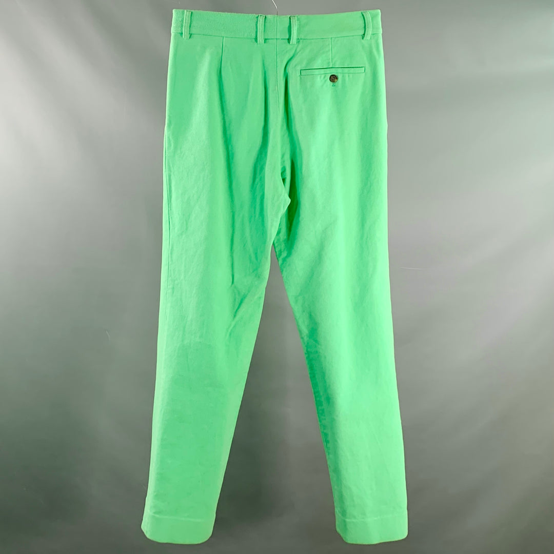 SIES MARJAN Size 30 Green Mint Twill Cotton Velvet Straight Casual Pants