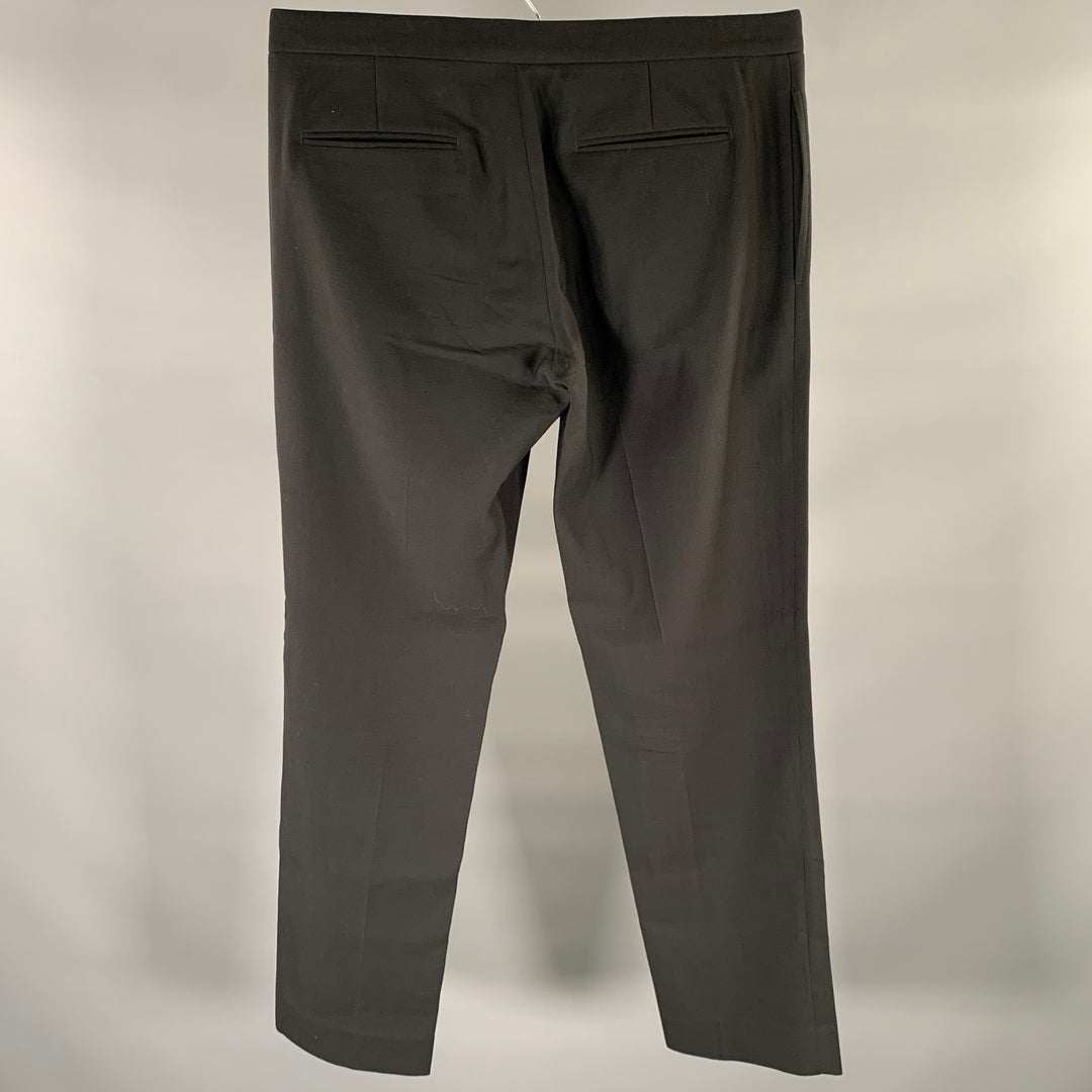MAISON MARGIELA Size 34 Black Wool Flat Front Dress Pants