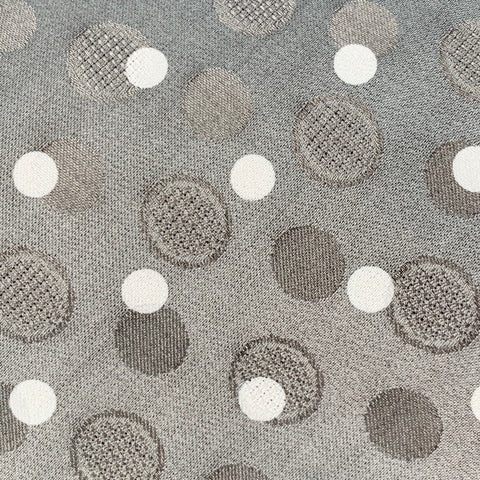 GIANFRANCO FERRE One Size Grey White Dots Silk Tie