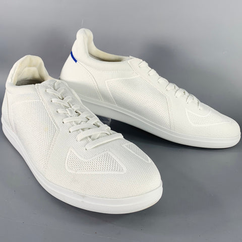 ROTHY'S Size 12 White Mesh Nylon Sneakers
