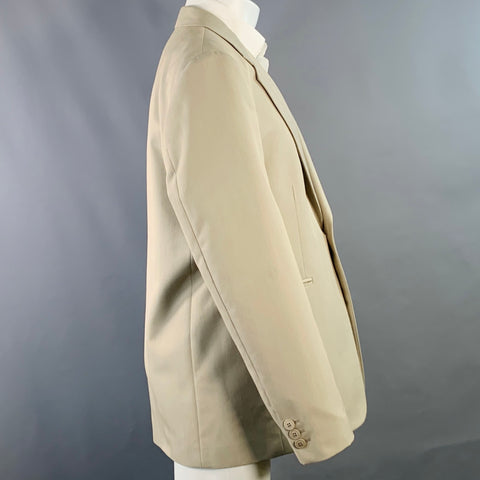 OUR LEGACY Size 40 Khaki Polyester Blend Single Button Notch Lapel Sport Coat