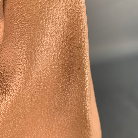 Sac cabas en cuir grainé rose poudré MULBERRY