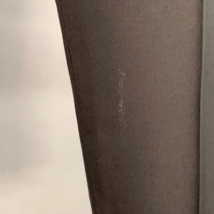 THE KOOPLES Size 38 Black Wool Blend Flat Front Tapered Dress Pants