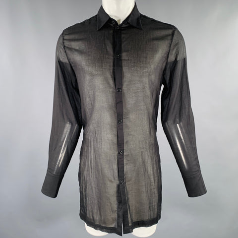 MARCO SCAIANO BERLIN Tunique noire en coton taille M, manches longues