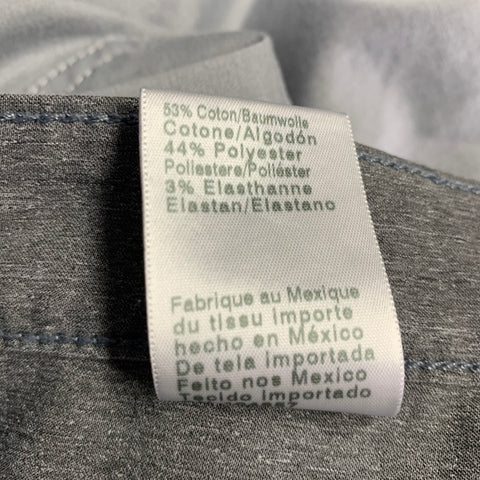 ADRIANO GOLDSCHMIED Size 36 Everett Light Grey Cotton Blend Casual Pants