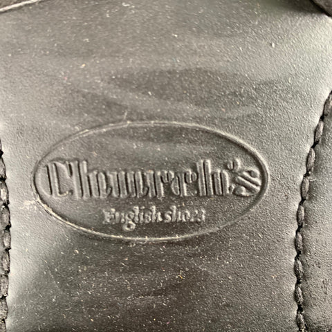 CHURCH'S Size 7.5 -Wick Fur- Brown Pebble Grain Leather Boots
