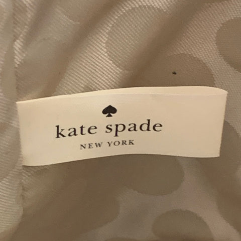 KATE SPADE Geraldine Black Silver Textured Saffiano Leather Shoulder Bag Handbag