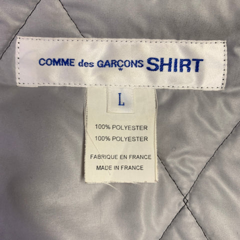 COMME des GARCONS SHIRT Size L Grey Charcoal Polyester Utility Vest