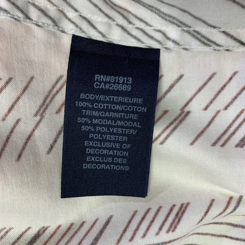 ROBERT GRAHAM Size L Multi Color Print Cotton Button Up Short Sleeve Shirt