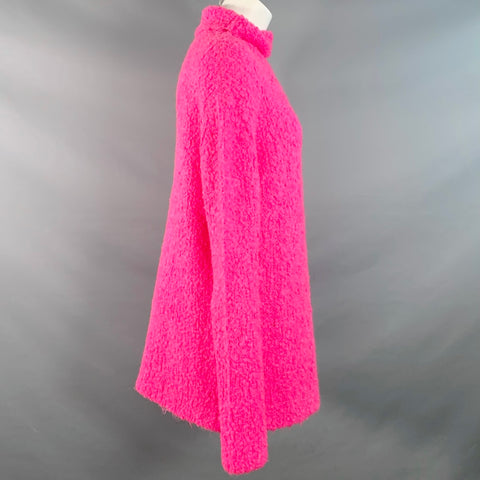 SIES MARJAN Size XS Pink Acrylic Blend Knit Turtleneck Pullover