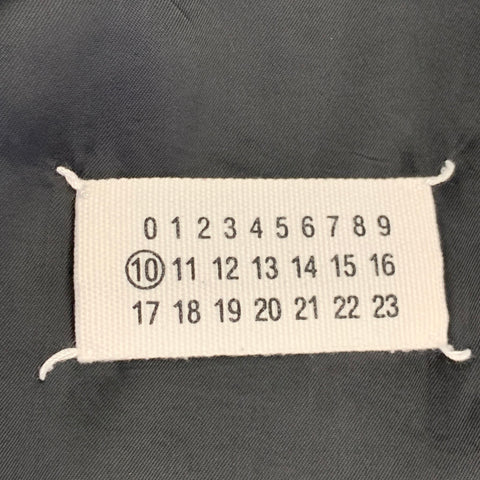 MAISON MARTIN MARGIELA SS12 Size 40 Black Asymmetrical Biker Blazer Jacket