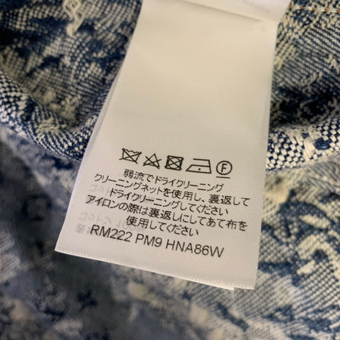 Veste en jean vieilli LOUIS VUITTON FW 2022