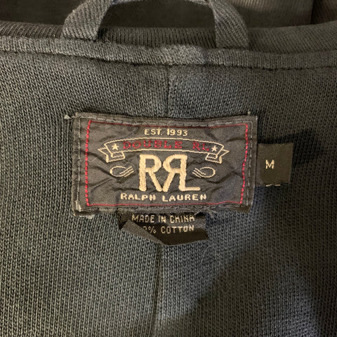 RRL by RALPH LAUREN Size M Navy Tan Cotton Toggle Closure Jacket