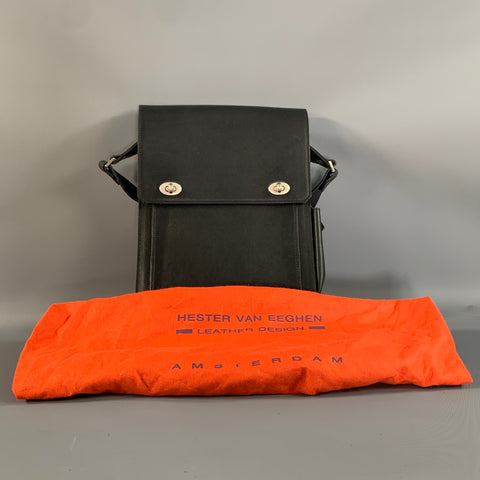 HESTER VAN EEGHEN Black Leather Cross Body Bags