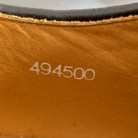 PAUL SMITH Size 8 Tan Perforated Leather Wingtip Lace-Up Shoes