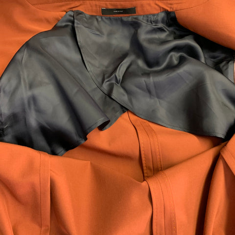 PAUL SMITH Size 42 Soho Fit Brick Orange Wool Notch Lapel Sport Coat