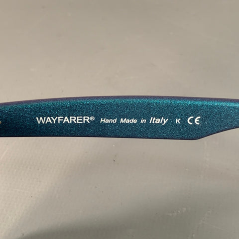 RAY-BAN COSMO COLLECTION One Size Blue Glitter Acetate Mirrored Sunglasses