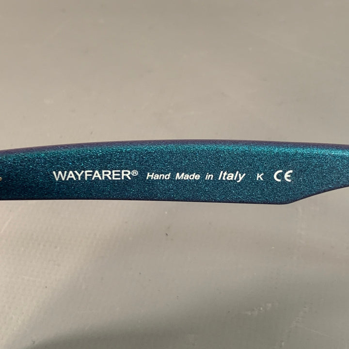 RAY-BAN COSMO COLLECTION One Size Blue Glitter Acetate Mirrored Sunglasses