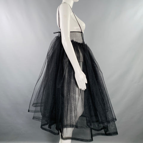 NOIR KEI NINOMIYA FW22 Size XS Black Polyamide Corset Skirt