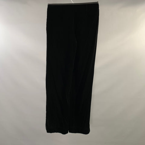 EMPORIO ARMANI Size 8 Black Viscose &  Cupro Straight leg Dress Pants