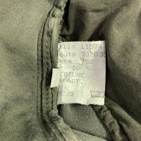 J.W. BRINE Size 34 Green Wash Cotton Blend Cargo Pockets Zip Fly Casual Pants