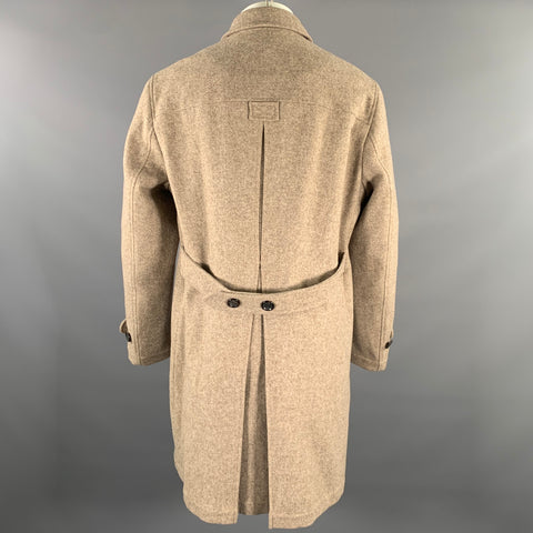 OLIVER SPENCER Size M Brown Wool Car Coat