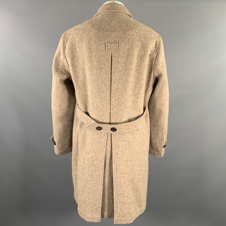 OLIVER SPENCER Size M Brown Wool Car Coat