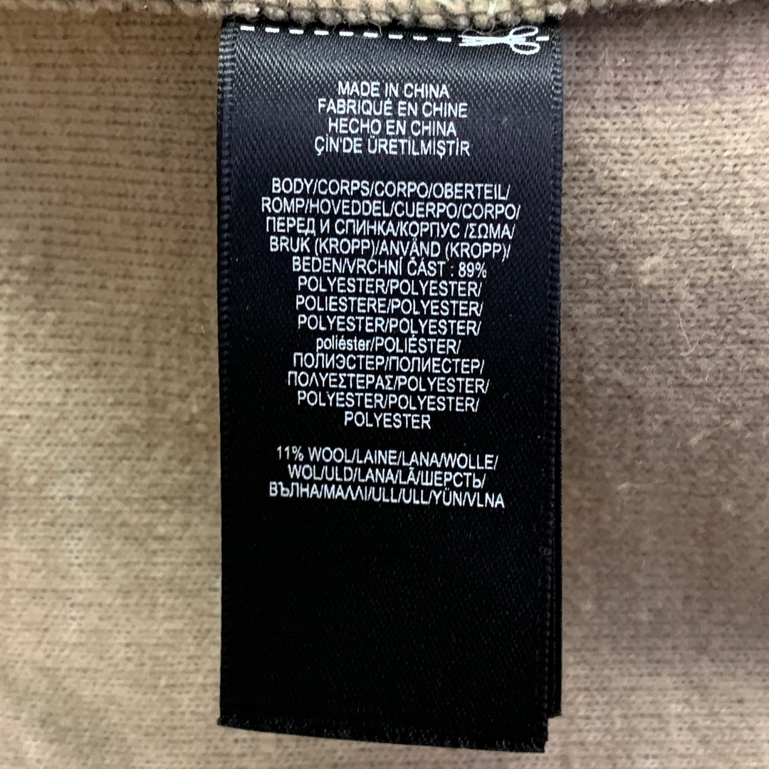 RRL by RALPH LAUREN Size L Tan Green Wool Blend One Pocket Sherpa Jacket