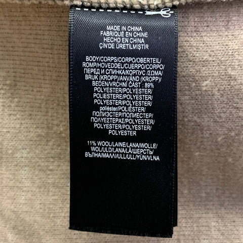 RRL by RALPH LAUREN Size L Tan Green Wool Blend One Pocket Sherpa Jacket