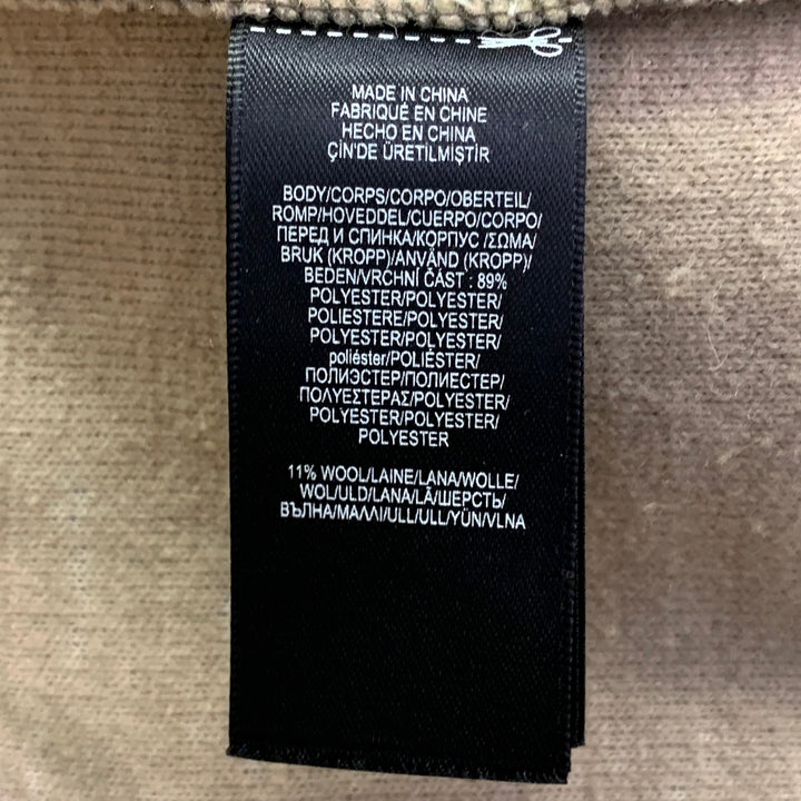 RRL by RALPH LAUREN Size L Tan Green Wool Blend One Pocket Sherpa Jacket