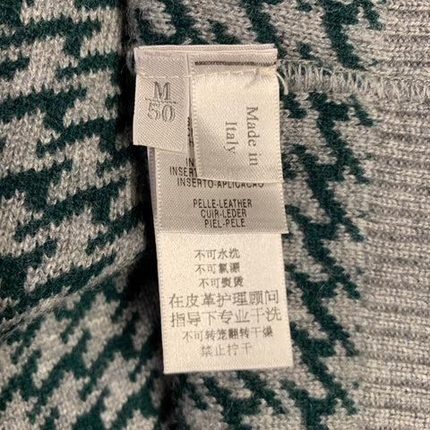 ERMENEGILDO ZEGNA Size M Grey Cashmere Zip Up Cardigan