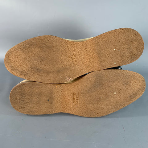ALLEN EDMONDS Size 13 Denali Beige Vegetable Tanned Suede Crepe Sole Slip On Venetian Loafers