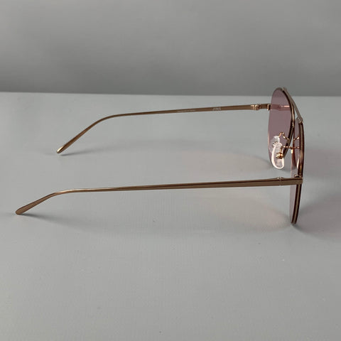 JINS Gold Rose Metal Sunglasses
