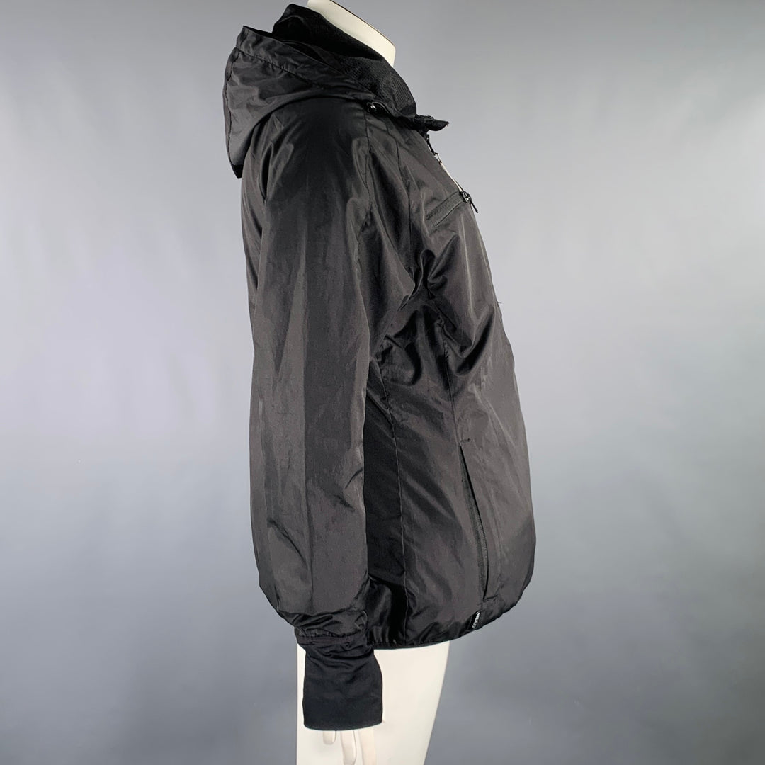 BAUBAX Size L -Airport Jacket- Black Polyester Windbreaker