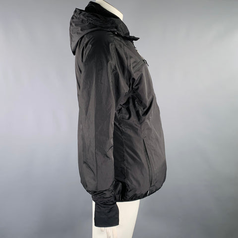 BAUBAX Size L -Airport Jacket- Black Polyester Windbreaker