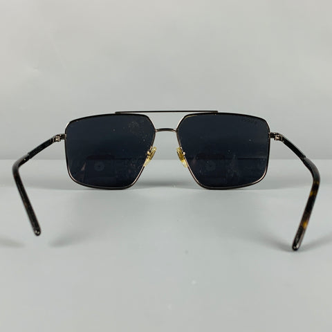 GUCCI Black Metal Sunglasses