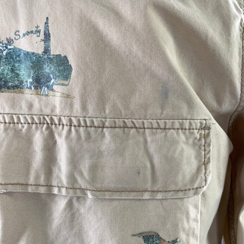 PRPS Size M Beige Cotton Cargo Jacket